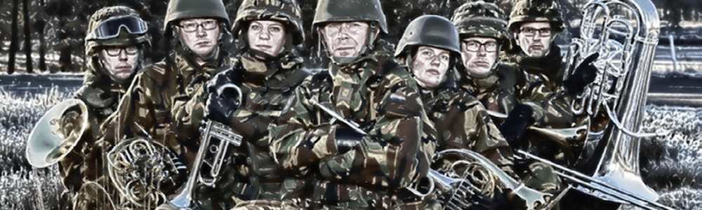 Regimentsfanfare Garde Grenadiers en Jagers in Renswoude